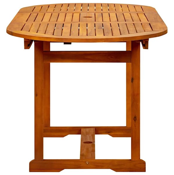 Vrtni stol - Blagovaonski stol (120-170) x 80 x 75 cm od drva bagrema - 170 x 80 x 75 cm 1 Ovalno 170 x 80 x 75 cm