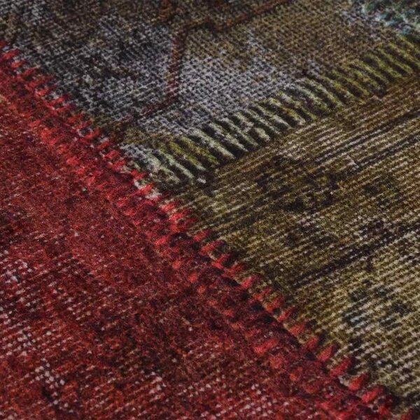 Perivi tepih s patchworkom φ 120 cm raznobojni - Patchwork Ø 120 cm Patchwork Ø 120 cm