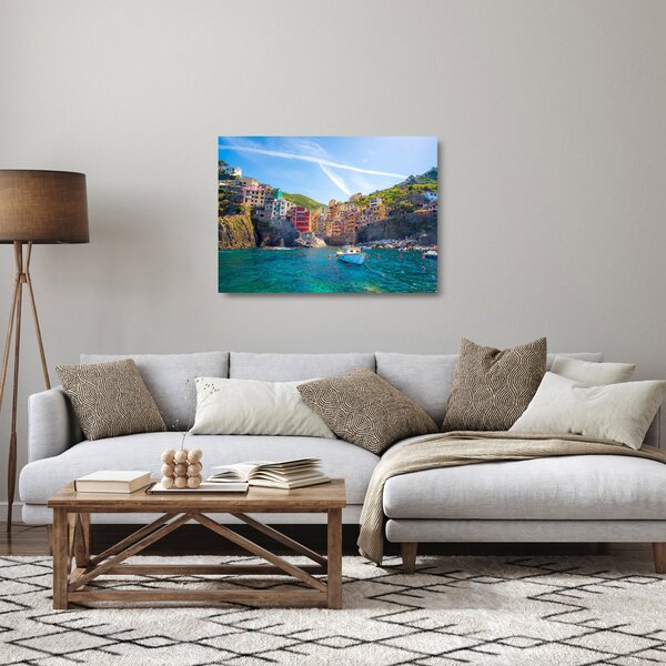 Staklena slika - Na Mediteranu (70x50 cm)