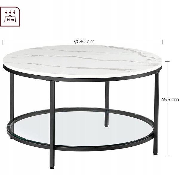 Stolić za kavu - Marble elegance