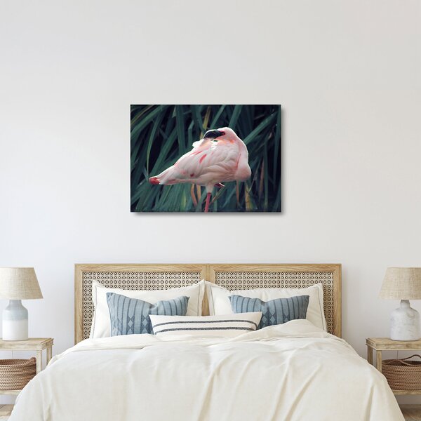 Staklena slika - Flamingo (70x50 cm)