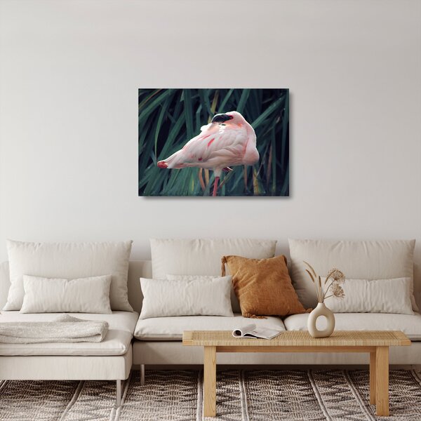 Staklena slika - Flamingo (70x50 cm)