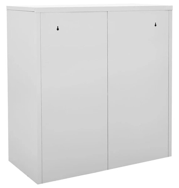 Ormarić s ključem svjetlosivi-zeleni 90 x 45 x 92 5 cm čelični - Svjetlosiva i zelena 1 s 9 ormarića s ključem 1
