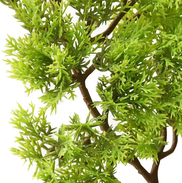 Umjetni bonsai čempres s posudom 60 cm zeleni - Crna i zelena 60 cm 1 Crna i zelena