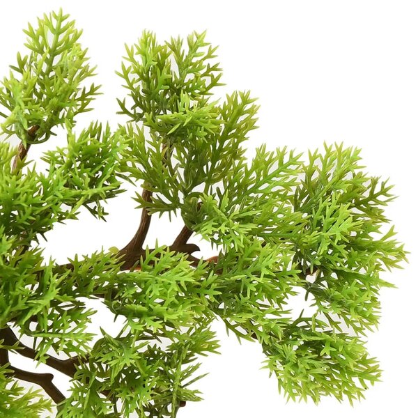 Umjetni bonsai čempres s posudom 60 cm zeleni - Crna i zelena 60 cm 1 Crna i zelena