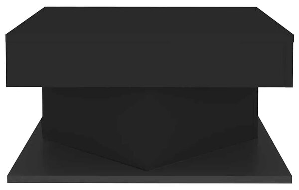 Stolić za kavu crni 57 x 57 x 30 cm od konstruiranog drva - Crna 1 Crna