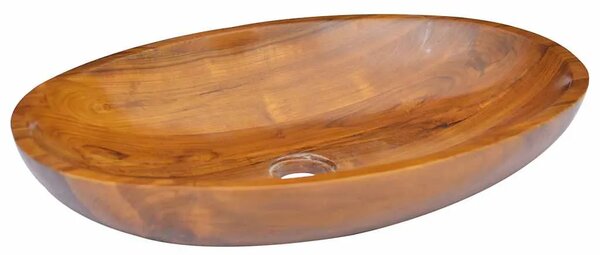 Lavabo - Umivaonik od masivne tikovine 60 x 40 x 10 cm