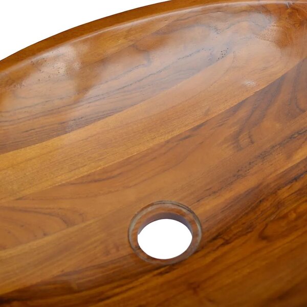 Lavabo - Umivaonik od masivne tikovine 60 x 40 x 10 cm