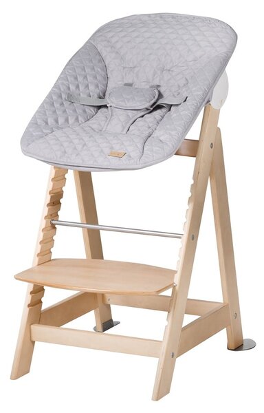 Svijetlo siva/u prirodnoj boji dječja blagovaonska stolica Style Born Up 2in1 – Roba