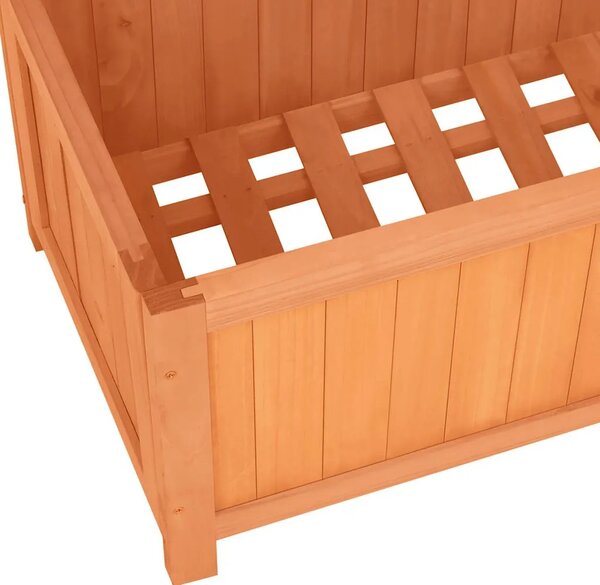 Sadilica s rešetkom smeđa 70x30x135 cm od masivne jelovine - Smeđa 70 x 30 x 135 cm 1 Smeđa