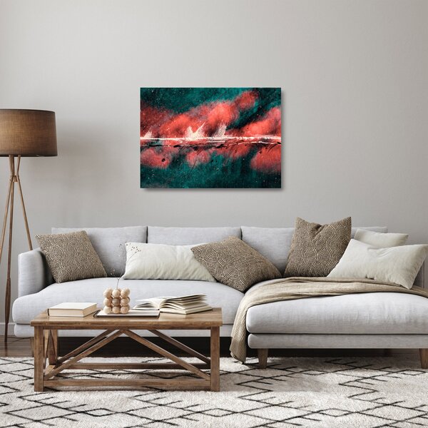 Staklena slika - Eksplozija petroleja (70x50 cm)