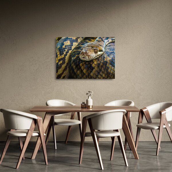 Staklena slika - Piton (70x50 cm)