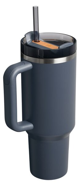Tamno plava termosica od nehrđajućeg čelika sa slamkom 1,18 l Quencher H2.0 FlowState Tumbler Twilight – Stanley