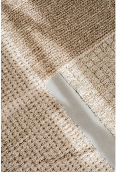 Periva/ručno rađena vunena staza u prirodnoj boji 80x230 cm Unexpected Wool – Lorena Canals