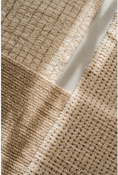 Periva/ručno rađena vunena staza u prirodnoj boji 80x230 cm Unexpected Wool – Lorena Canals