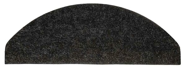 Ljepljivi tepisi za stepenice 15 kom 56x17x3 cm crni - Crna 56 x 17 x 3 cm 15 Crna