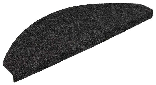 Ljepljivi tepisi za stepenice 15 kom 56x17x3 cm crni - Crna 56 x 17 x 3 cm 15 Crna