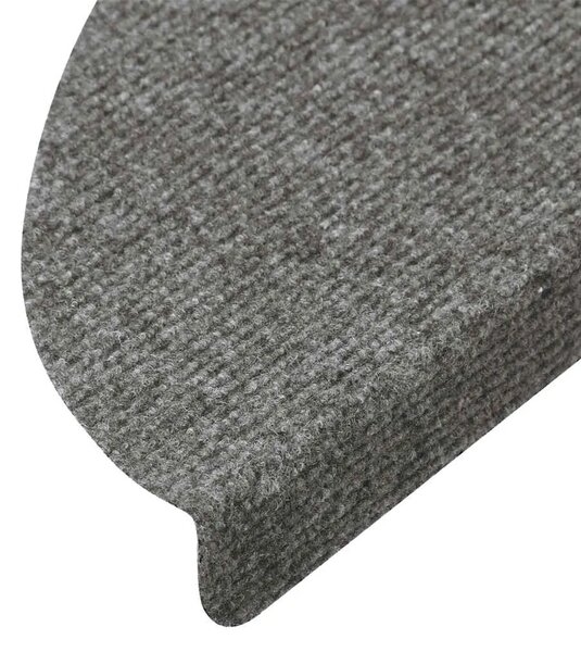 Ljepljivi tepisi za stepenice 15 kom 56x17x3 cm sivi - Siva 56 x 17 x 3 cm 15 Siva