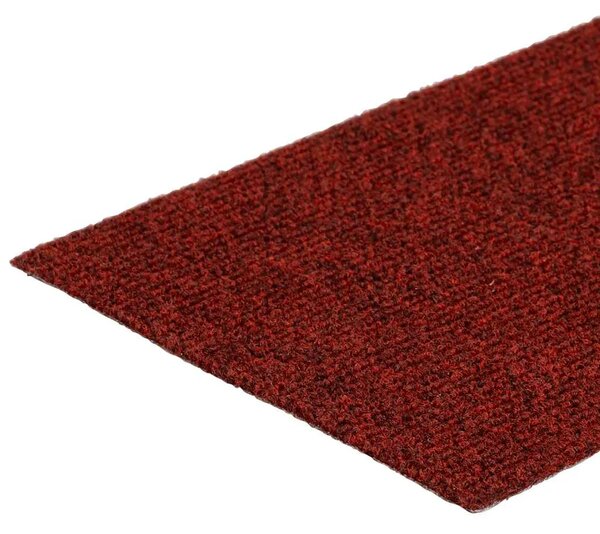 Prostirke za stepenice samoljepljive 15 kom 60x25 cm bordo crvene pravokutne - Bordo crvena 60 x 25 cm 15 Bordo crvena