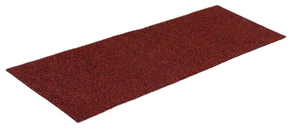 Prostirke za stepenice samoljepljive 15 kom 60x25 cm bordo crvene pravokutne - Bordo crvena 60 x 25 cm 15 Bordo crvena