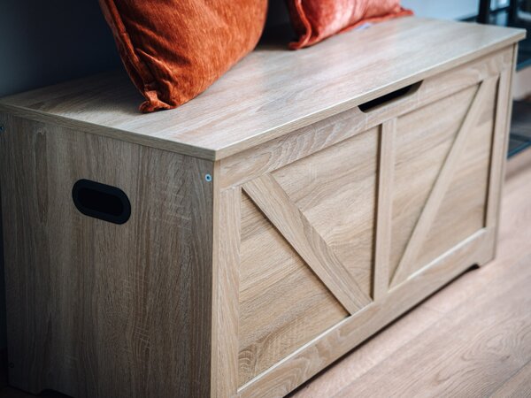 Spremnik LEHAC s poklopcem 100x46cm, hrast sonoma