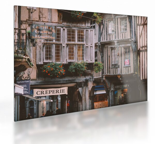 Staklena slika - Creperie (70x50 cm)