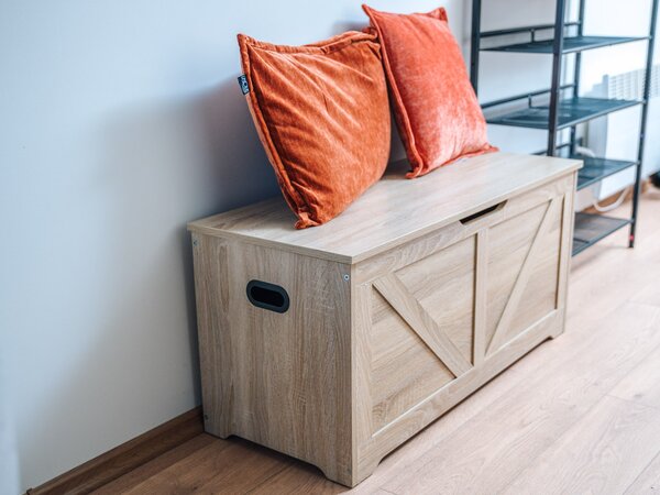 Spremnik LEHAC s poklopcem 100x46cm, hrast sonoma