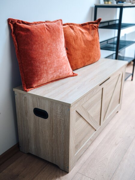 Spremnik LEHAC s poklopcem 100x46cm, hrast sonoma