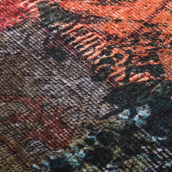 Perivi tepih s patchworkom 80 x 300 cm raznobojni - Patchwork 80 x 300 cm Patchwork 80 x 300 cm