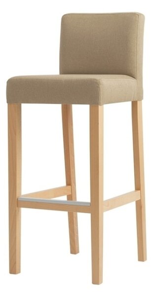 Bež barska stolica s prirodnim nogama Custom Form Wilton