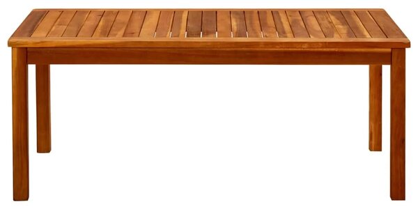 Vrtni stolić za kavu 110 x 60 x 45 cm masivno bagremovo drvo - Smeđa 110 x 60 x 45 cm 1 110 x 60 x 45 cm