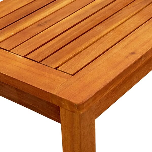 Vrtni stolić za kavu 50 x 35 x 36 cm masivno bagremovo drvo - Smeđa 50 x 35 x 36 cm 1 50 x 35 x 36 cm