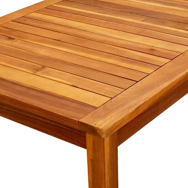 Vrtni stolić za kavu 110 x 60 x 45 cm masivno bagremovo drvo - Smeđa 110 x 60 x 45 cm 1 110 x 60 x 45 cm