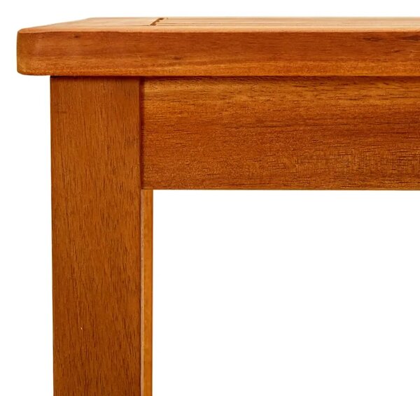 Vrtni stolić za kavu 50 x 35 x 36 cm masivno bagremovo drvo - Smeđa 50 x 35 x 36 cm 1 50 x 35 x 36 cm