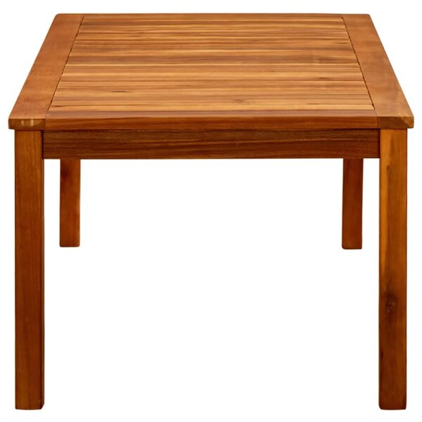 Vrtni stolić za kavu 110 x 60 x 45 cm masivno bagremovo drvo - Smeđa 110 x 60 x 45 cm 1 110 x 60 x 45 cm