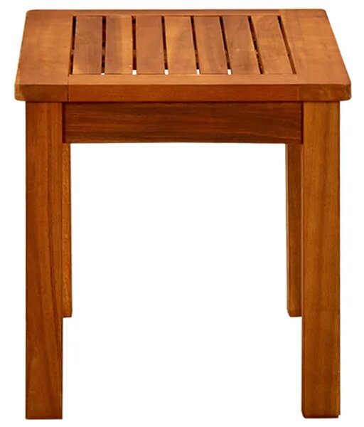 Vrtni stolić za kavu 50 x 35 x 36 cm masivno bagremovo drvo - Smeđa 50 x 35 x 36 cm 1 50 x 35 x 36 cm