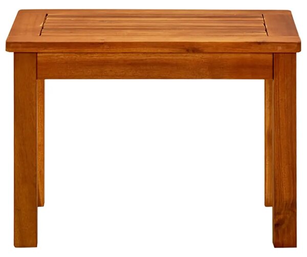Vrtni stolić za kavu 50 x 35 x 36 cm masivno bagremovo drvo - Smeđa 50 x 35 x 36 cm 1 50 x 35 x 36 cm