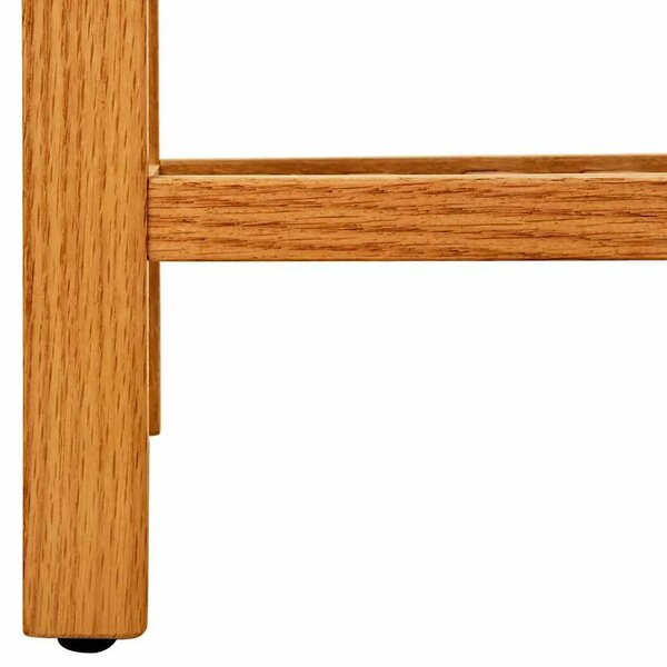 Stalak za obuću s 4 police 50x27x80 cm od masivne hrastovine - 1 80 cm 50 cm 1