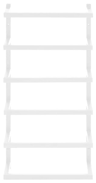 Stalak za ručnike bijeli 24 x 12 x 48 cm čelični - Bijela 24 x 12 x 48 cm Bijela 24 x 12 x 48 cm