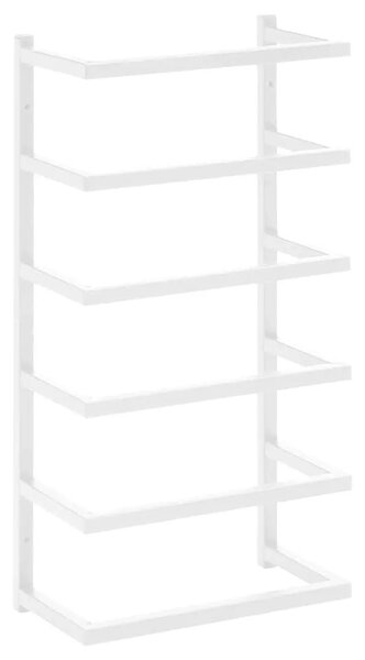 Stalak za ručnike bijeli 24 x 12 x 48 cm čelični - Bijela 24 x 12 x 48 cm Bijela 24 x 12 x 48 cm