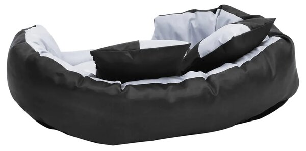 Dvostrani perivi jastuk za pse sivo-crni 85 x 70 x 20 cm - Siva i crna 85 x 70 x 20 cm Siva i crna 85 x 70 x 20 cm