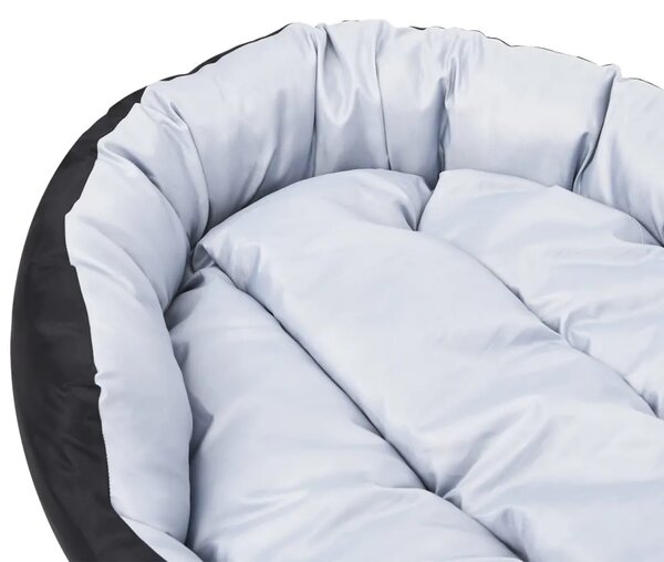 Dvostrani perivi jastuk za pse sivo-crni 85 x 70 x 20 cm - Siva i crna 85 x 70 x 20 cm Siva i crna 85 x 70 x 20 cm