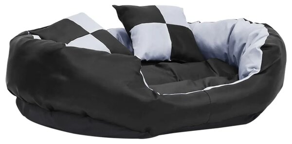 Dvostrani perivi jastuk za pse sivo-crni 85 x 70 x 20 cm - Siva i crna 85 x 70 x 20 cm Siva i crna 85 x 70 x 20 cm