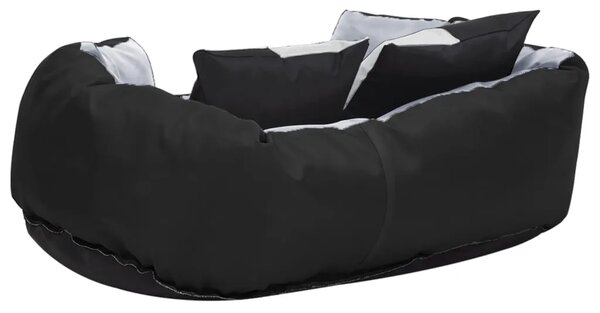 Dvostrani perivi jastuk za pse sivo-crni 65 x 50 x 20 cm - Siva i crna 65 x 50 x 20 cm Siva i crna 65 x 50 x 20 cm