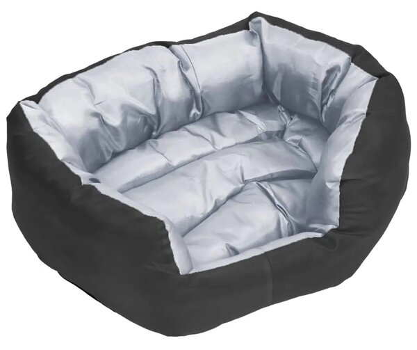 Dvostrani perivi jastuk za pse sivo-crni 65 x 50 x 20 cm - Siva i crna 65 x 50 x 20 cm Siva i crna 65 x 50 x 20 cm