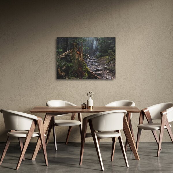 Staklena slika - U šumi (70x50 cm)