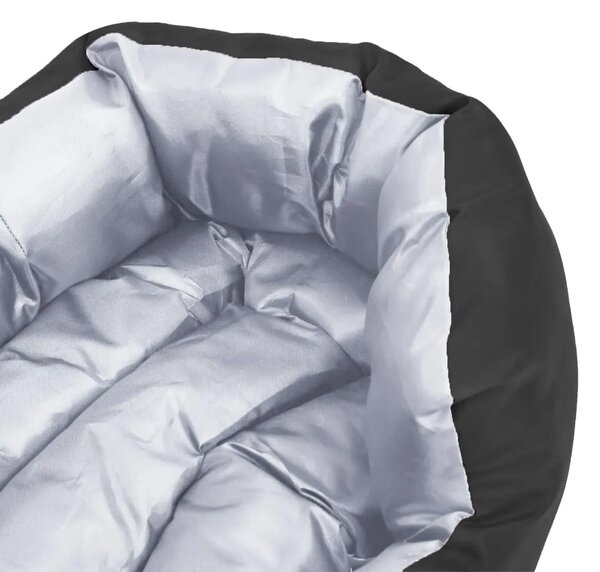 Dvostrani perivi jastuk za pse sivo-crni 65 x 50 x 20 cm - Siva i crna 65 x 50 x 20 cm Siva i crna 65 x 50 x 20 cm
