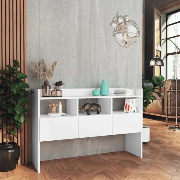 Komoda bijela 105 x 30 x 70 cm od konstruiranog drva - Bijela 1 Bijela
