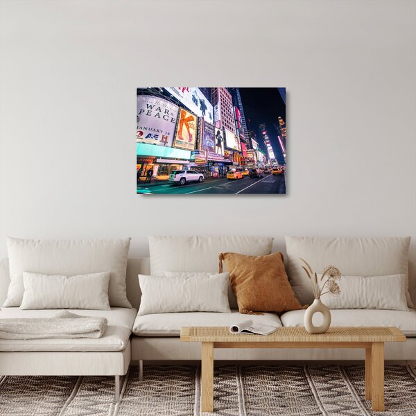 Staklena slika - New York Theatre District (70x50 cm)