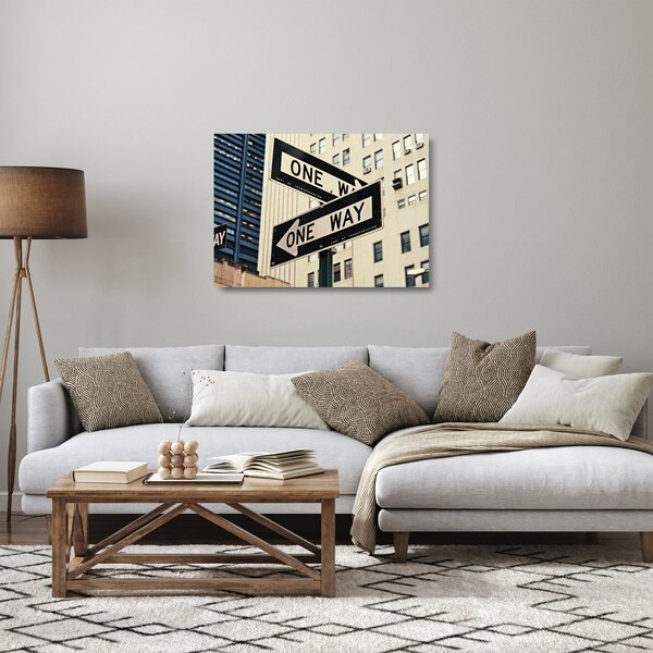 Staklena slika - New York ONE WAY (70x50 cm)